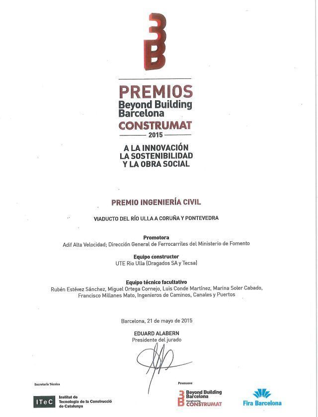 Beyond Building Barcelona Construmat 2015 Awards