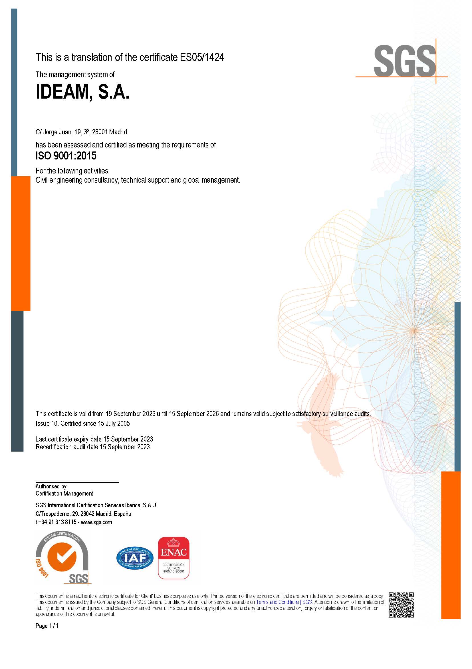 CERTF. 9001 ED.10 ING
